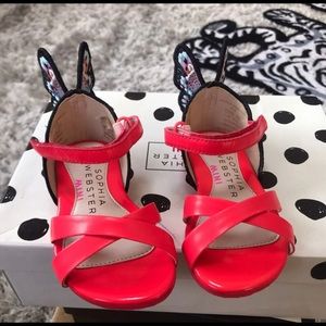 Sophia Webster toddler chiara embroidery sandal